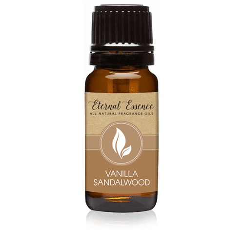 Vanilla Sandalwood fragrance oil bottle from Eternal Essence Oils