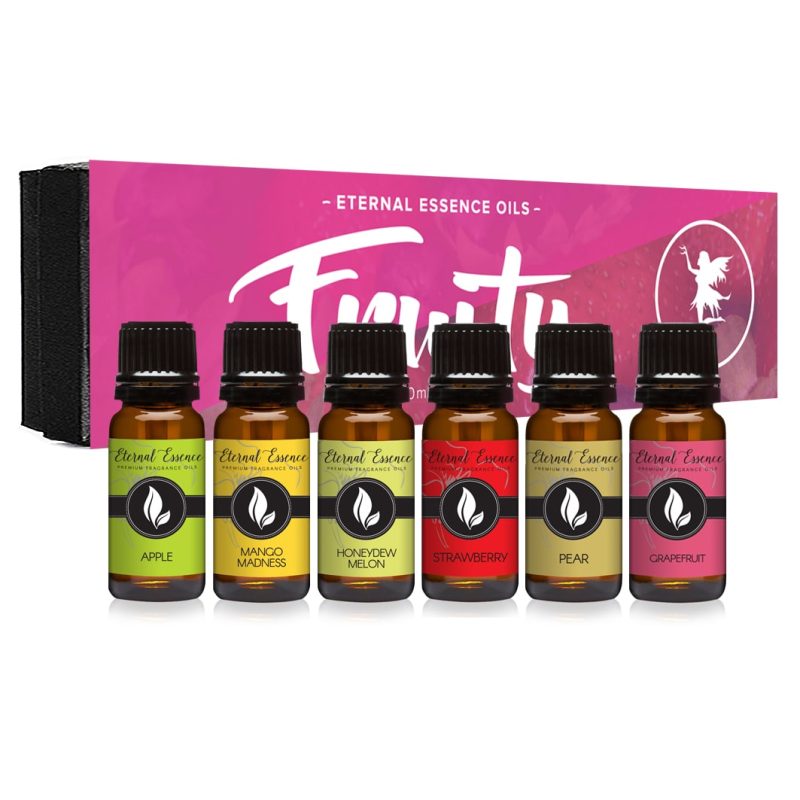 FruityGiftSetof6PremiumGradeFragranceOils 10Ml ScentedOils